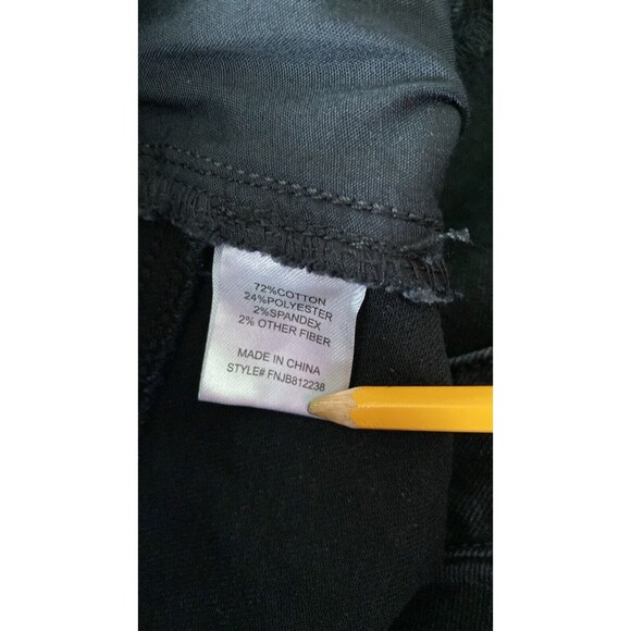 Fashion SuperNova Jean Womens 20 Side‎ Split Black Y2K Denim Straight Leg - Picture 11 of 13